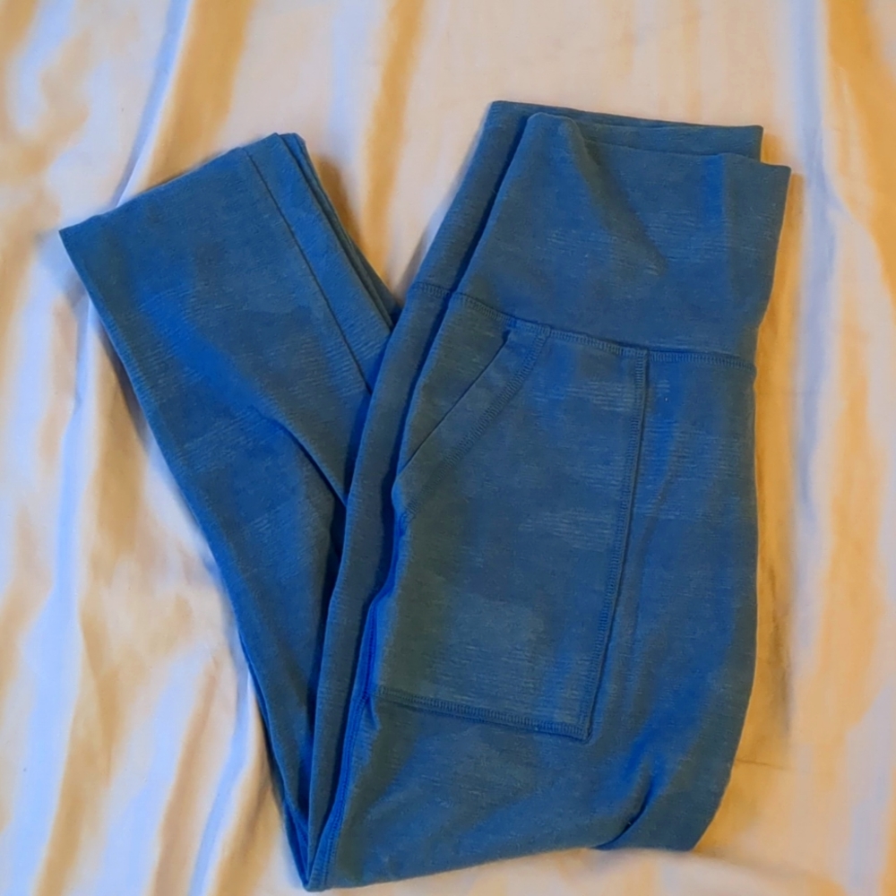 Aerie blue pocket leggings